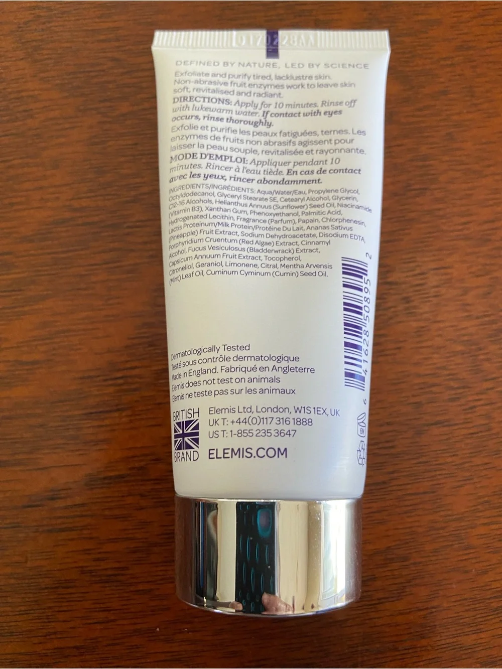 ELEMIS Papaya Enzyme Peel - White & Purple Tube *Sealed/NWOB